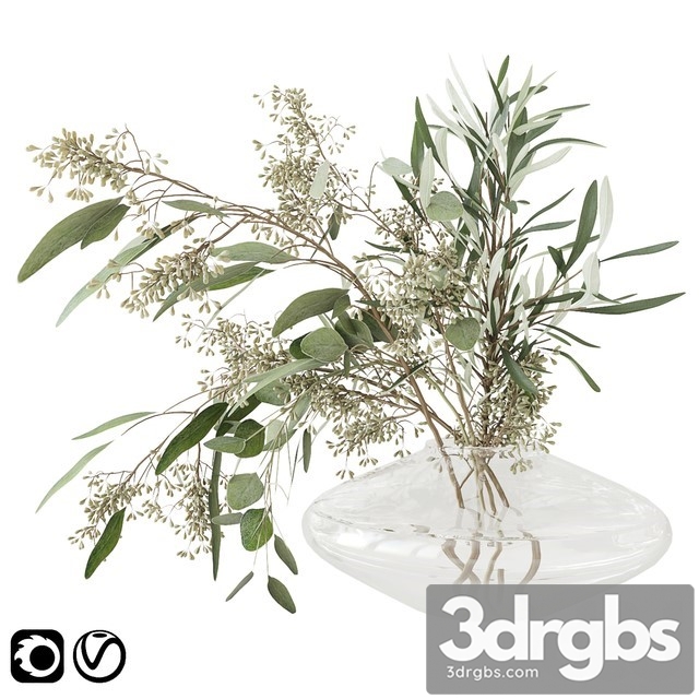 Eucalyptus Bouquet 3dsmax Download - thumbnail 1