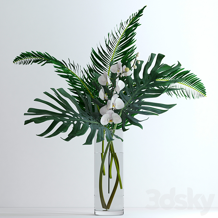 Exotic bouquet 3DS Max - thumbnail 1