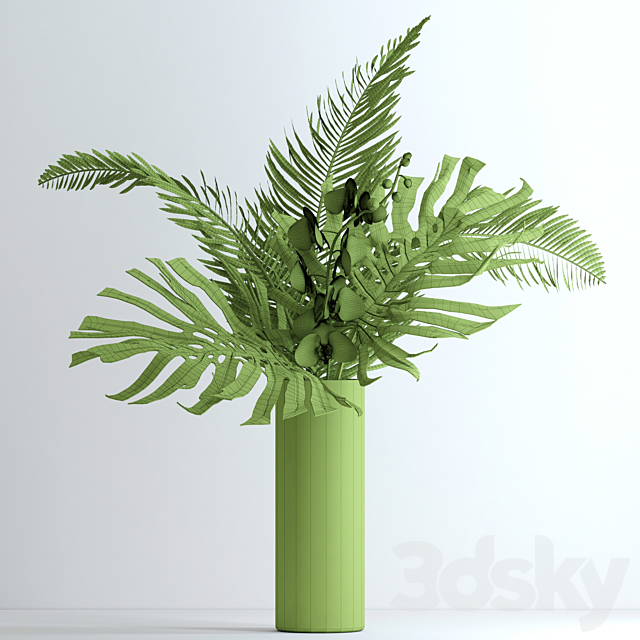 Exotic bouquet 3DSMax File - thumbnail 3