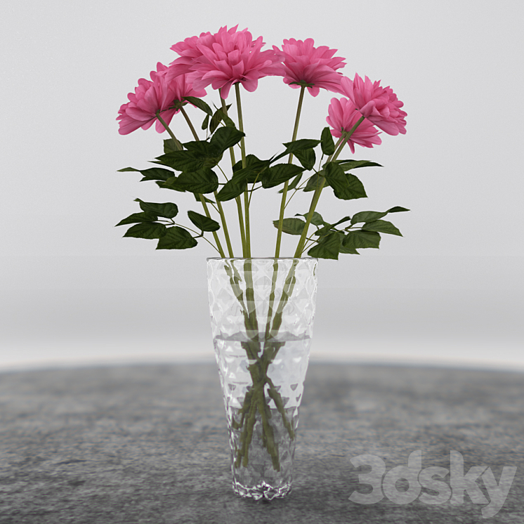 Flower 01 3DS Max - thumbnail 1