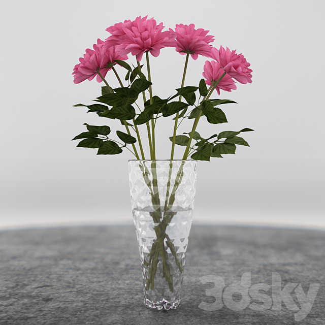 Flower 01 3DSMax File - thumbnail 1