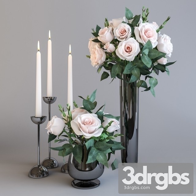 Flower Bouquet Set 113 3dsmax Download - thumbnail 1