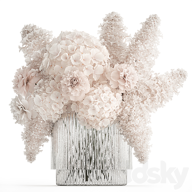 Flower bouquet. Set 433. 3ds Max - thumbnail 1