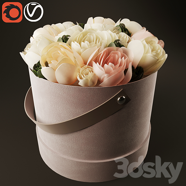 FLOWER BOX 3DSMax File - thumbnail 1