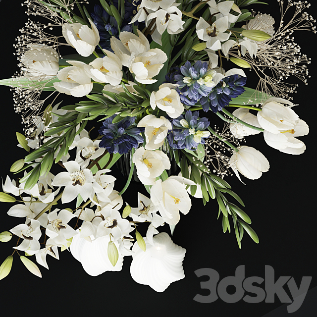 Flower composition – 03 3ds Max - thumbnail 3