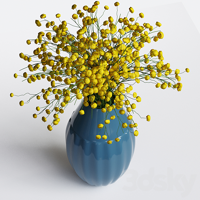 flower for decoration 3DS Max Model - thumbnail 2