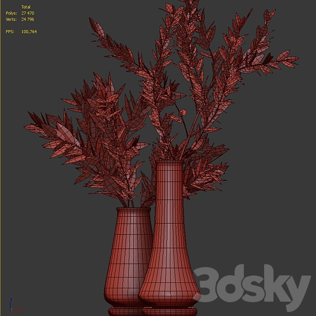 FLOWER PACK 192C 3DSMax File - thumbnail 4