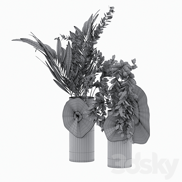 Flower Pack 209C 3DS Max Model - thumbnail 5