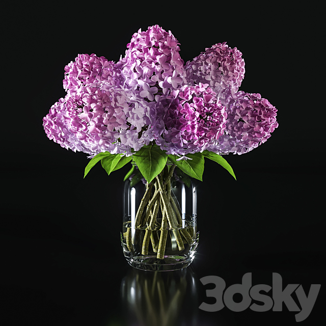 Flower Set 004 3DS Max Model - thumbnail 2