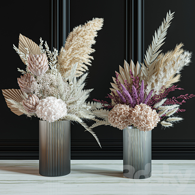 Flower Set 013 Pampas 3 3DSMax File - thumbnail 2