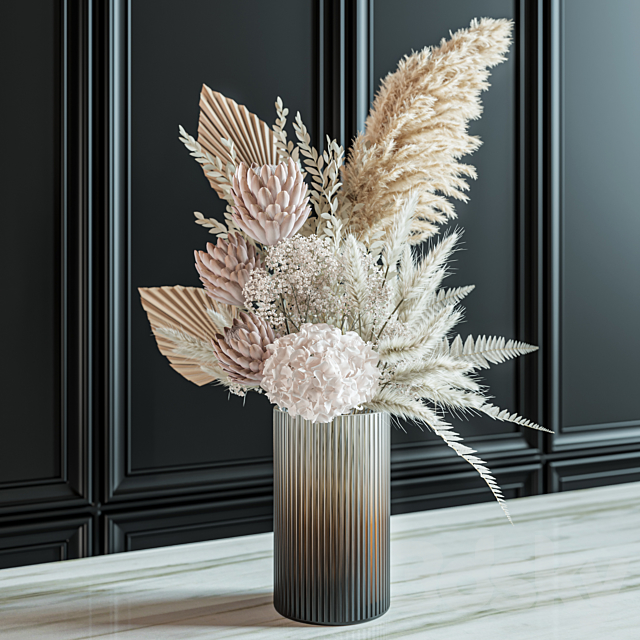 Flower Set 013 Pampas 3 3DSMax File - thumbnail 3