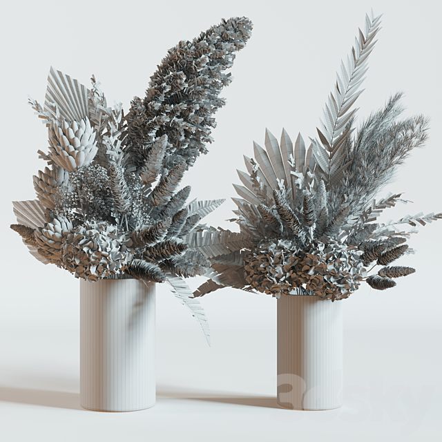 Flower Set 013 Pampas 3 3DSMax File - thumbnail 5