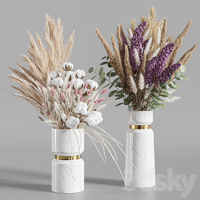 Flower Set 025 Pampas 3DSMax File - thumbnail 1