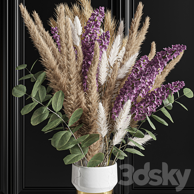 Flower Set 025 Pampas 3DSMax File - thumbnail 5