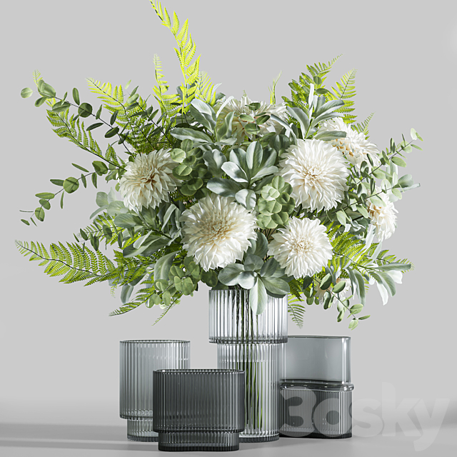 Flower Set 046 Dahlia 3DSMax File - thumbnail 1