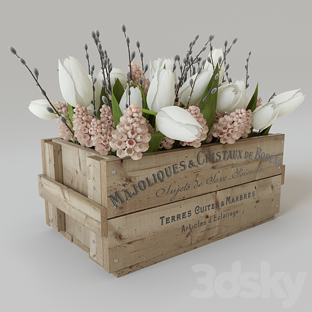 Flower set 3ds Max - thumbnail 1