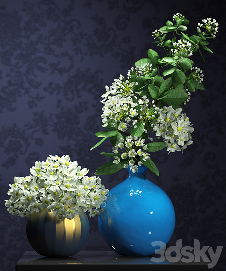 FLOWER SET 3DS Max - thumbnail 2