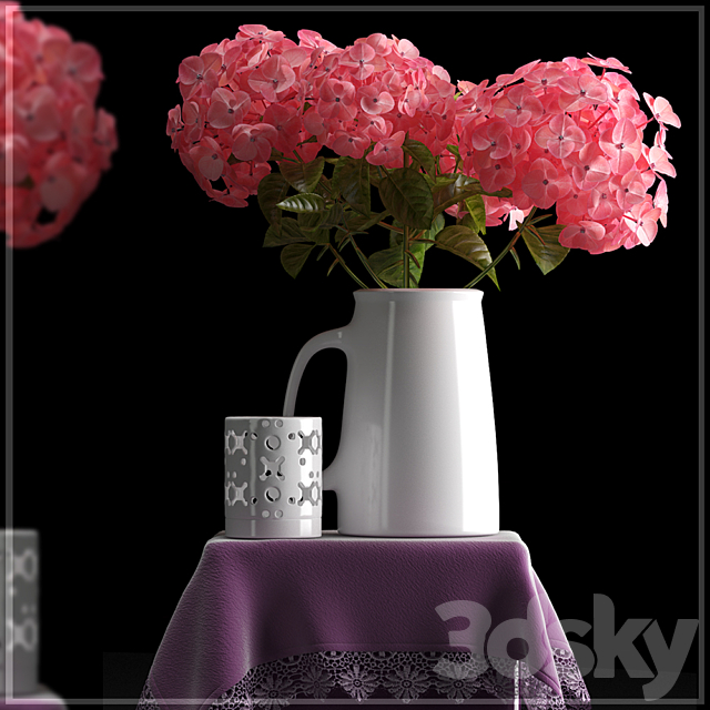 FLOWER SET 4 3DSMax File - thumbnail 1