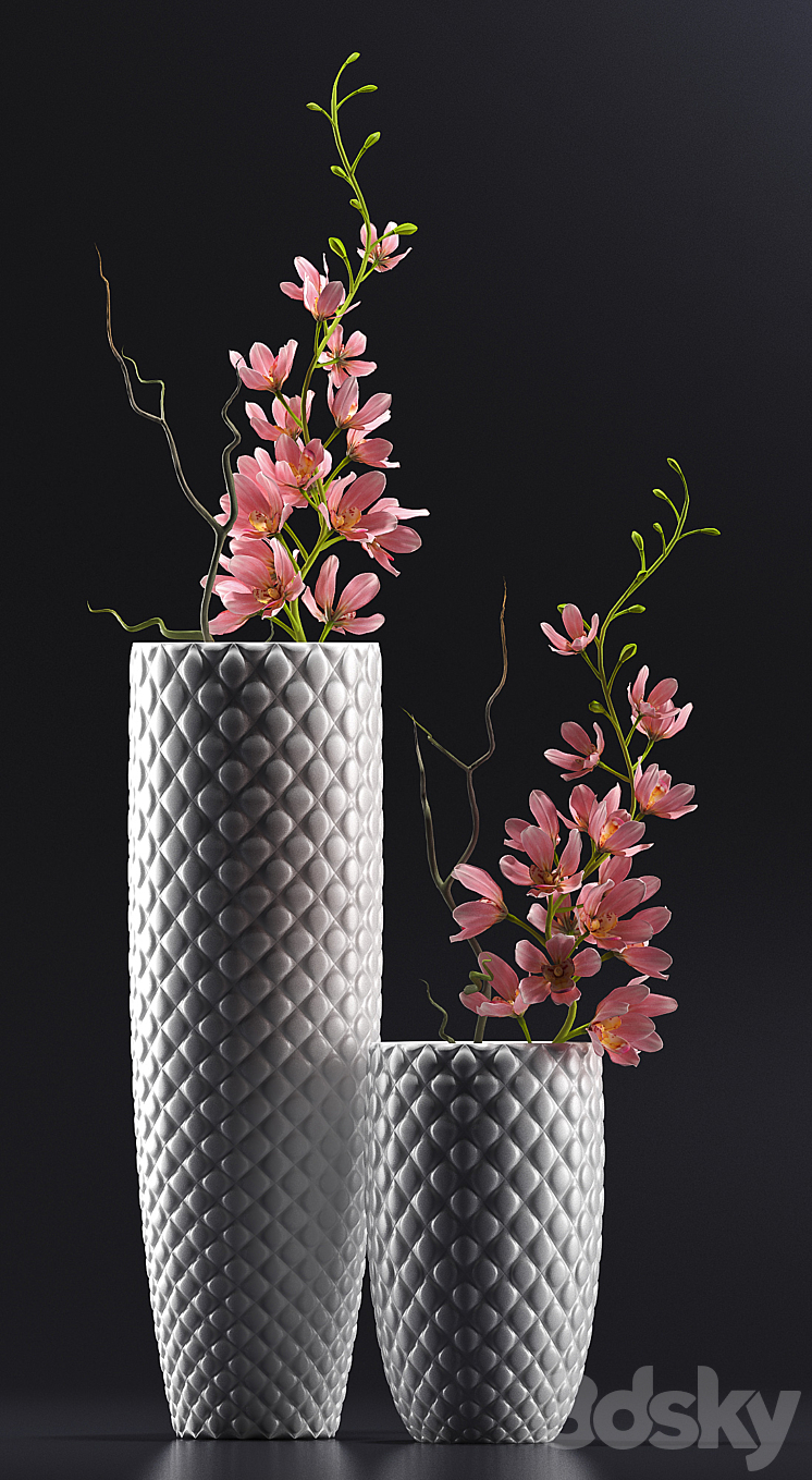 FLOWER SET 5 3DS Max - thumbnail 2