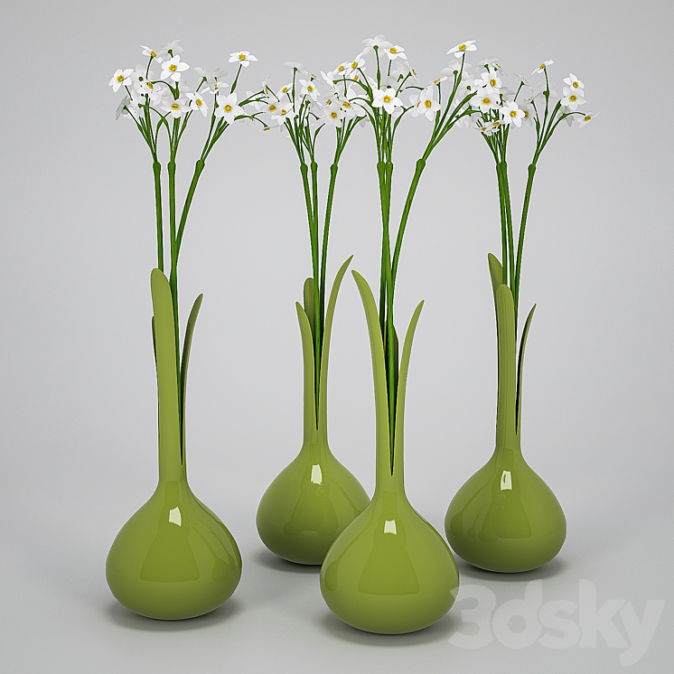 Flowers 3DS Max - thumbnail 1