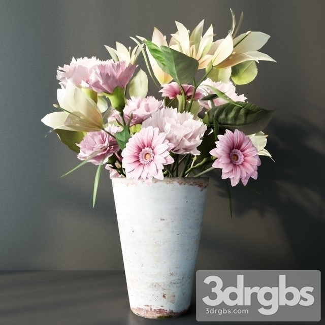 Flowers Bouquet 3dsmax Download - thumbnail 1