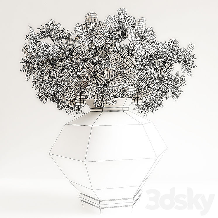 Flowers in a vase 3DS Max - thumbnail 2