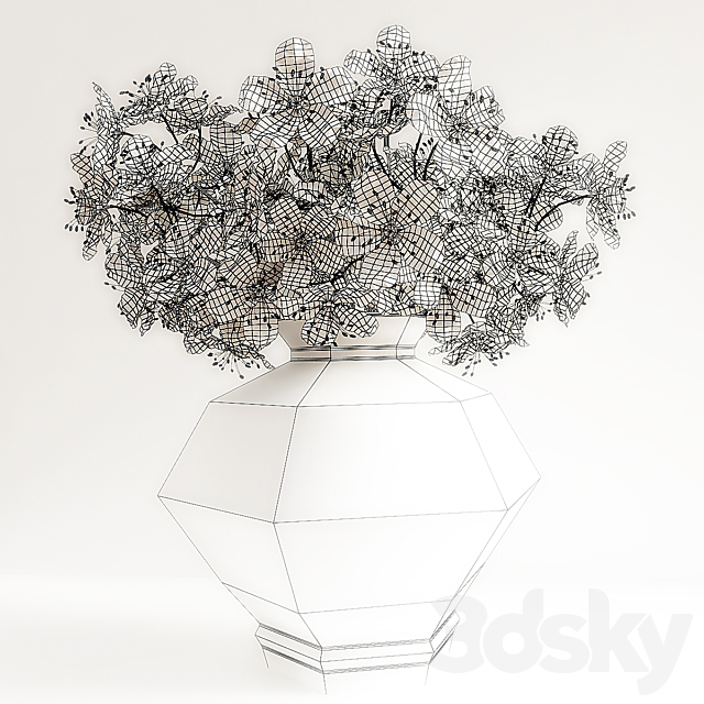 Flowers in a vase 3DSMax File - thumbnail 2