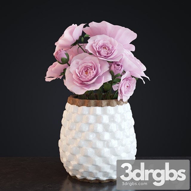 Flowers in crate and barrel rati vase - thumbnail 1