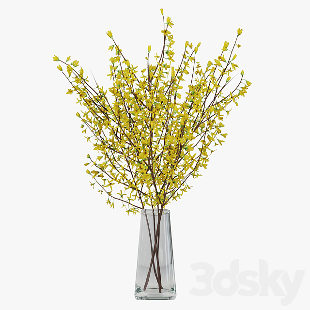 Forsythia 02 3ds Max - thumbnail 2