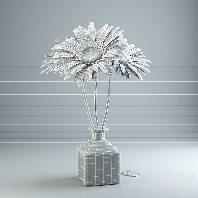 Gerbera 3DSMax File - thumbnail 3