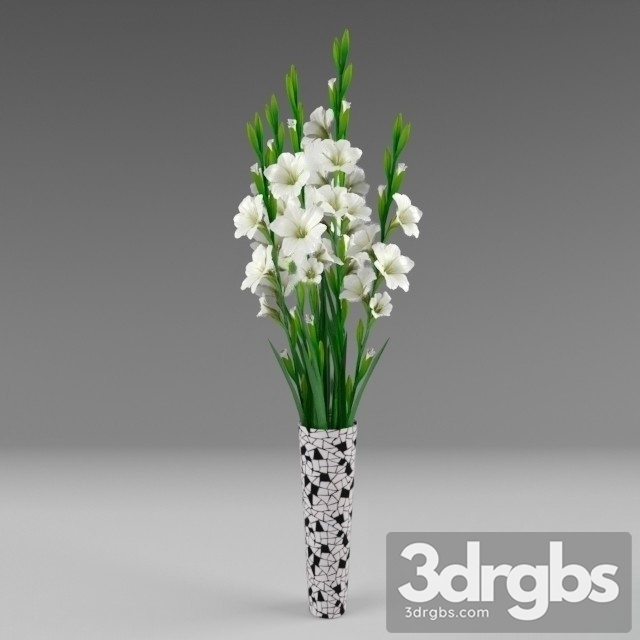 Gladiolus Bouquet 3dsmax Download - thumbnail 1