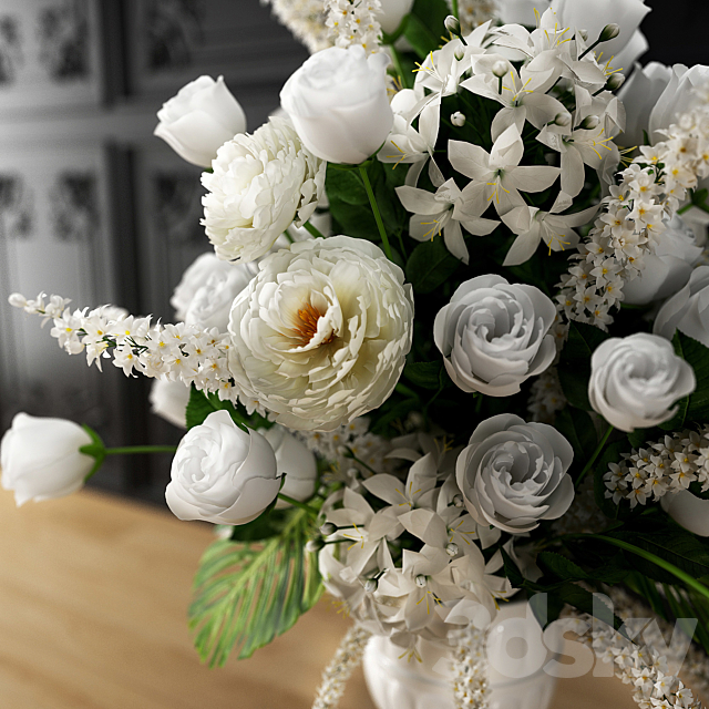 Grand Bouquet 001 3DS Max Model - thumbnail 2