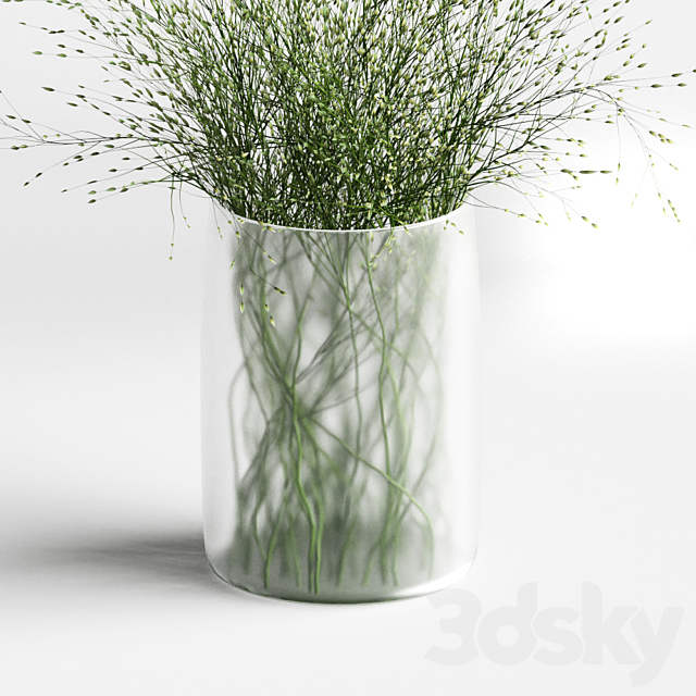 Grass in vases 2 3DSMax File - thumbnail 2