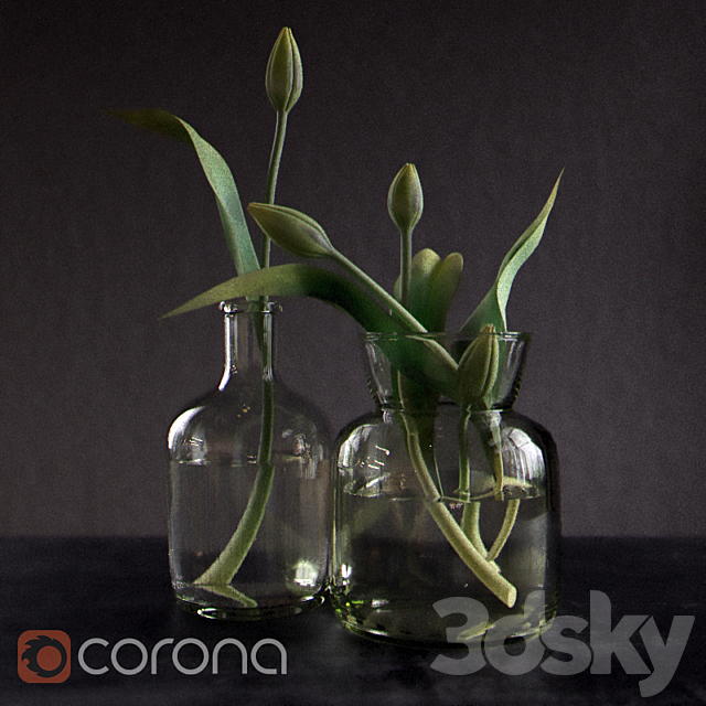 Green_tulips 3DSMax File - thumbnail 1