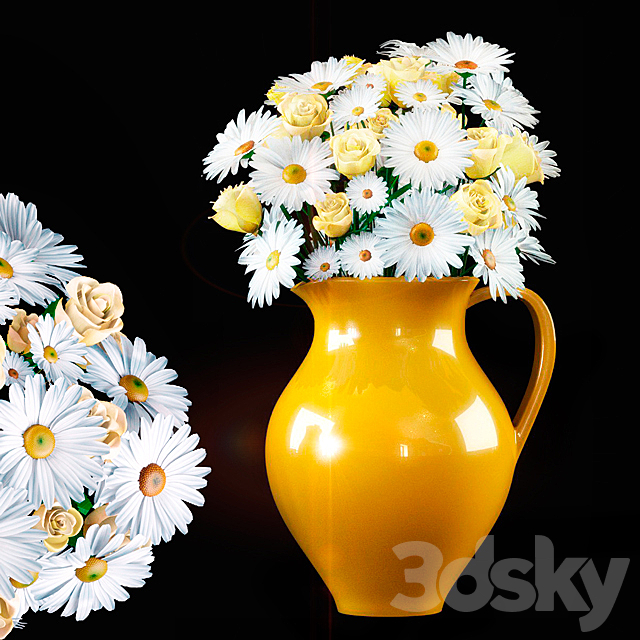 ?hamomile _ Rose 3DSMax File - thumbnail 1