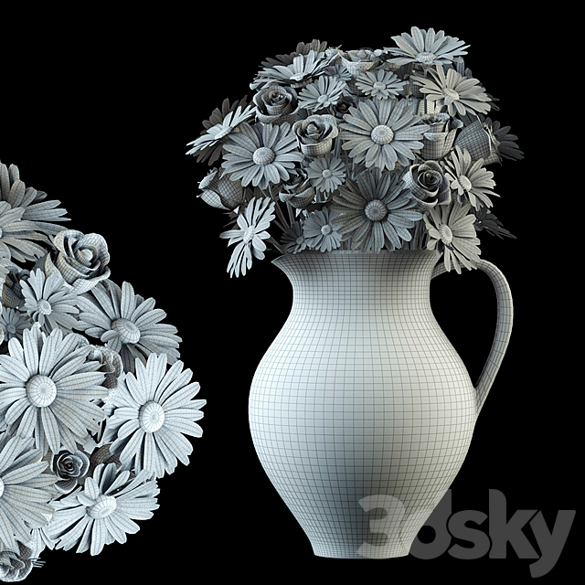 ?hamomile _ Rose 3DSMax File - thumbnail 2