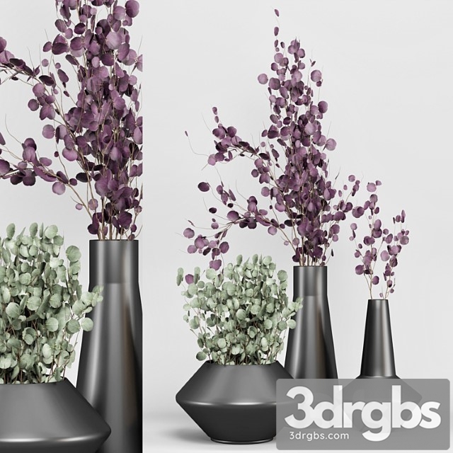 Indoor Plant Set 04 Eucalyptus Bouquet 3dsmax Download - thumbnail 1