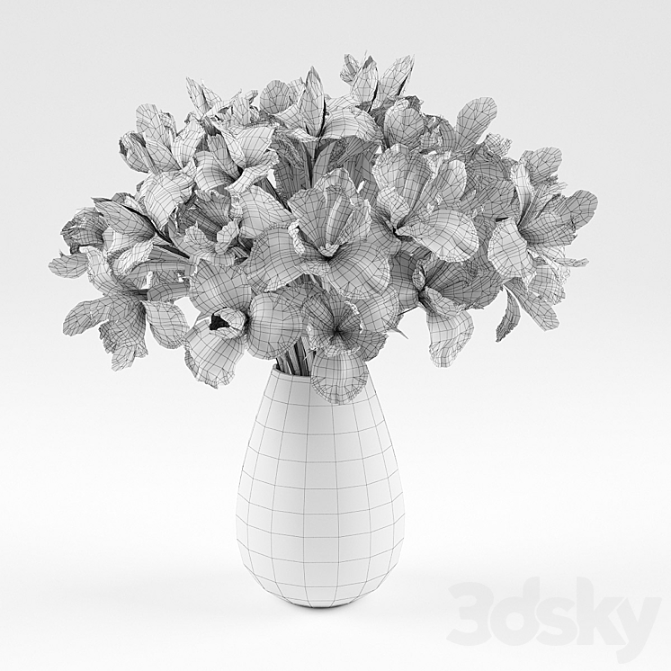 Irises 1 3DS Max - thumbnail 2