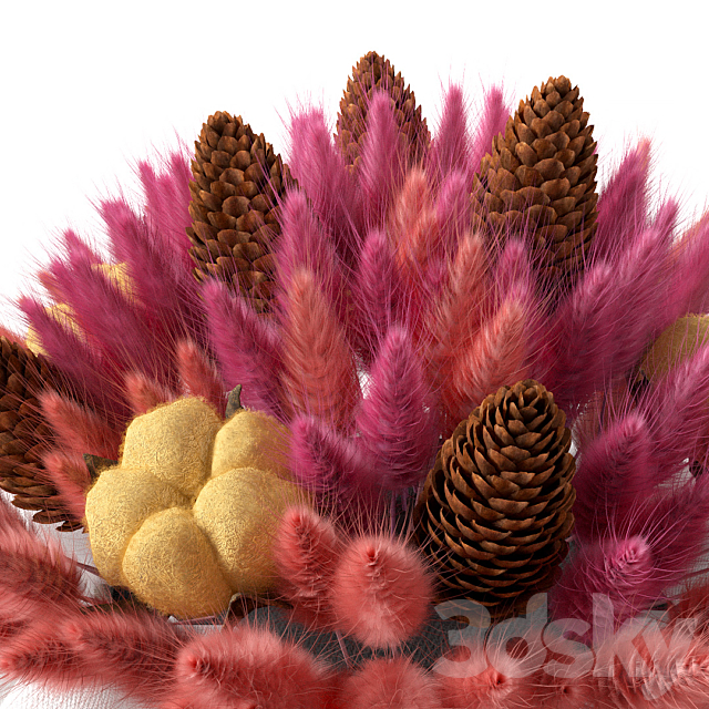 Lagurus bouquet 3DSMax File - thumbnail 2