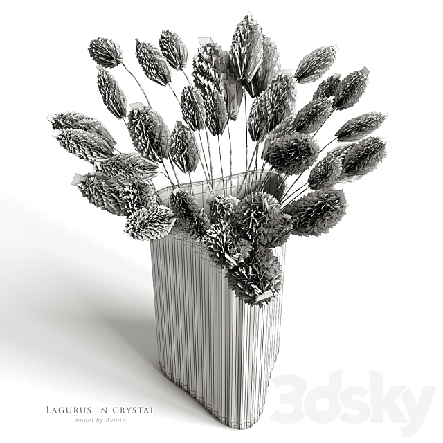 Lagurus in crystal 3DSMax File - thumbnail 5