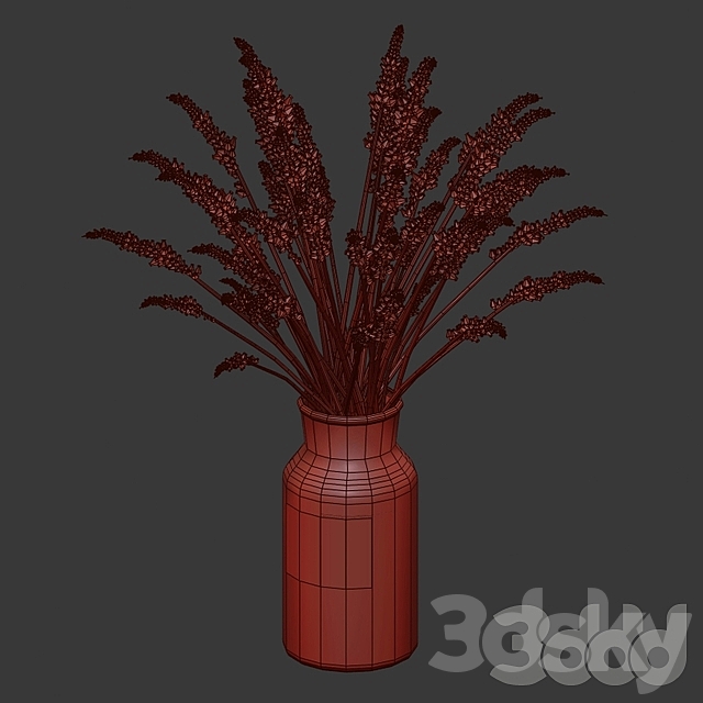 Lavender bouquet 3DS Max Model - thumbnail 5