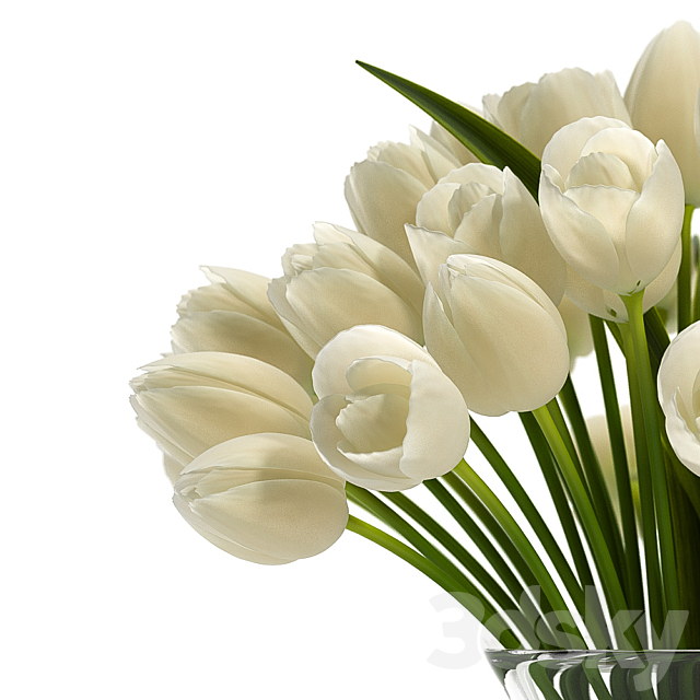 LIGHT TULIP 3DS Max Model - thumbnail 3