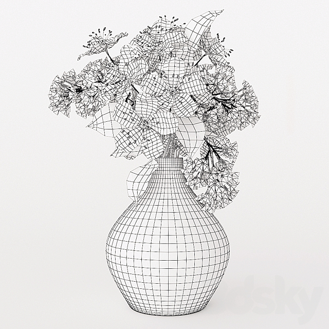 Lilacs in a Vase 3DSMax File - thumbnail 2