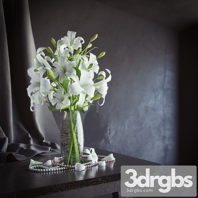 Lily bouquet 2 3dsmax Download - thumbnail 1