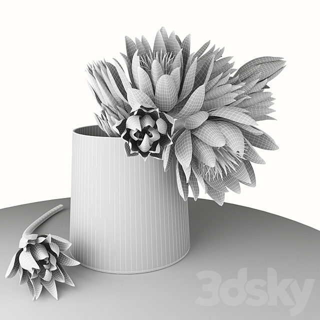 lotuses 3DS Max Model - thumbnail 2