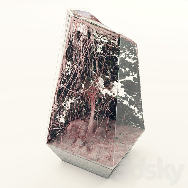 miniature garden 3DSMax File - thumbnail 3