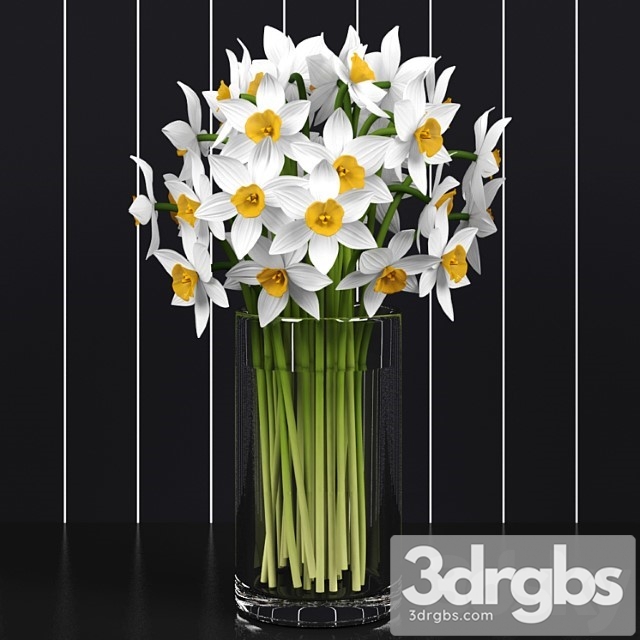 Nartsissy Daffodils 3dsmax Download - thumbnail 1