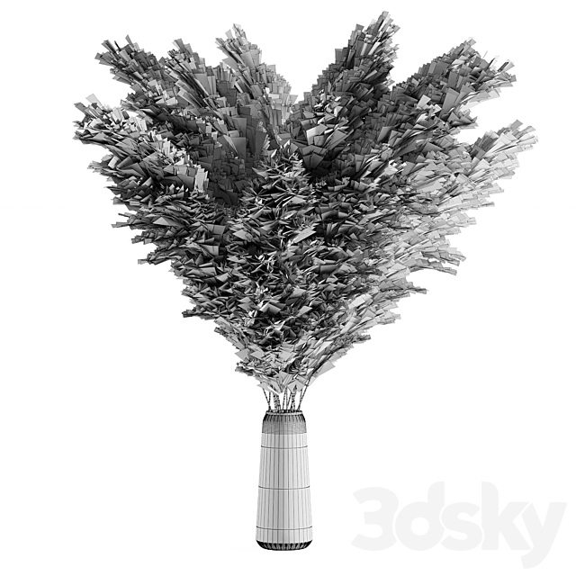 Natural cane bouquet 3DSMax File - thumbnail 3