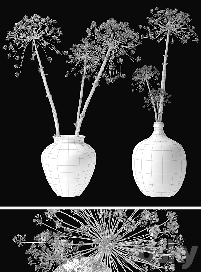 Old heracleum 3DS Max Model - thumbnail 3