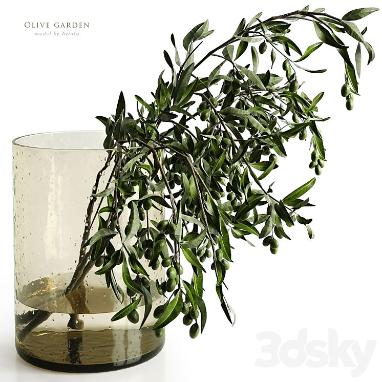 olive garden 3DS Max Model - thumbnail 3